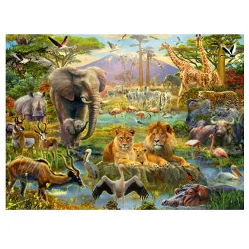 200 pc Puzzle - Animals of the Savanna