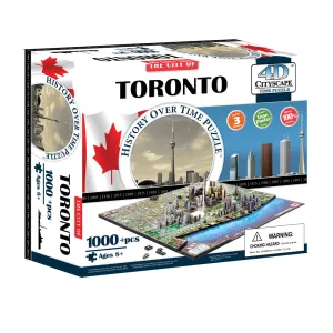 4D Cityscape Time Puzzle - Toronto, Canada - 1100  pc
