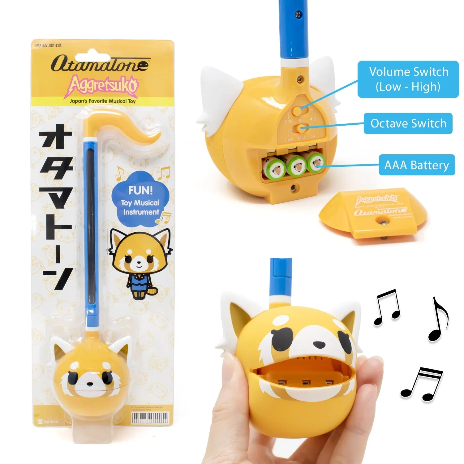 Aggretsuko Otamatone Musical Toy (Sweet) SANRIO