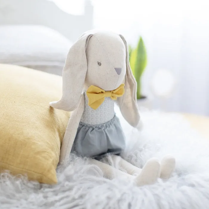 Alimrose | Harry Daddy Bunny | Grey Butterscotch 50cm LAST ONE!