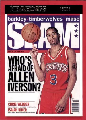 Allen Iverson, Slam, 2021-22 Panini Hoops Basketball NBA
