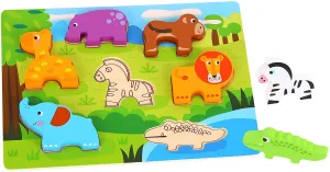 Andreu Toys TK15119 Animal Puzzle Multi-Colour, 29.5 x 21 x 1.7 cm