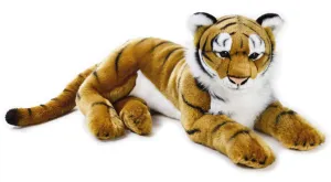 Antics Wildlife Series Brown Tiger Lying 60cm