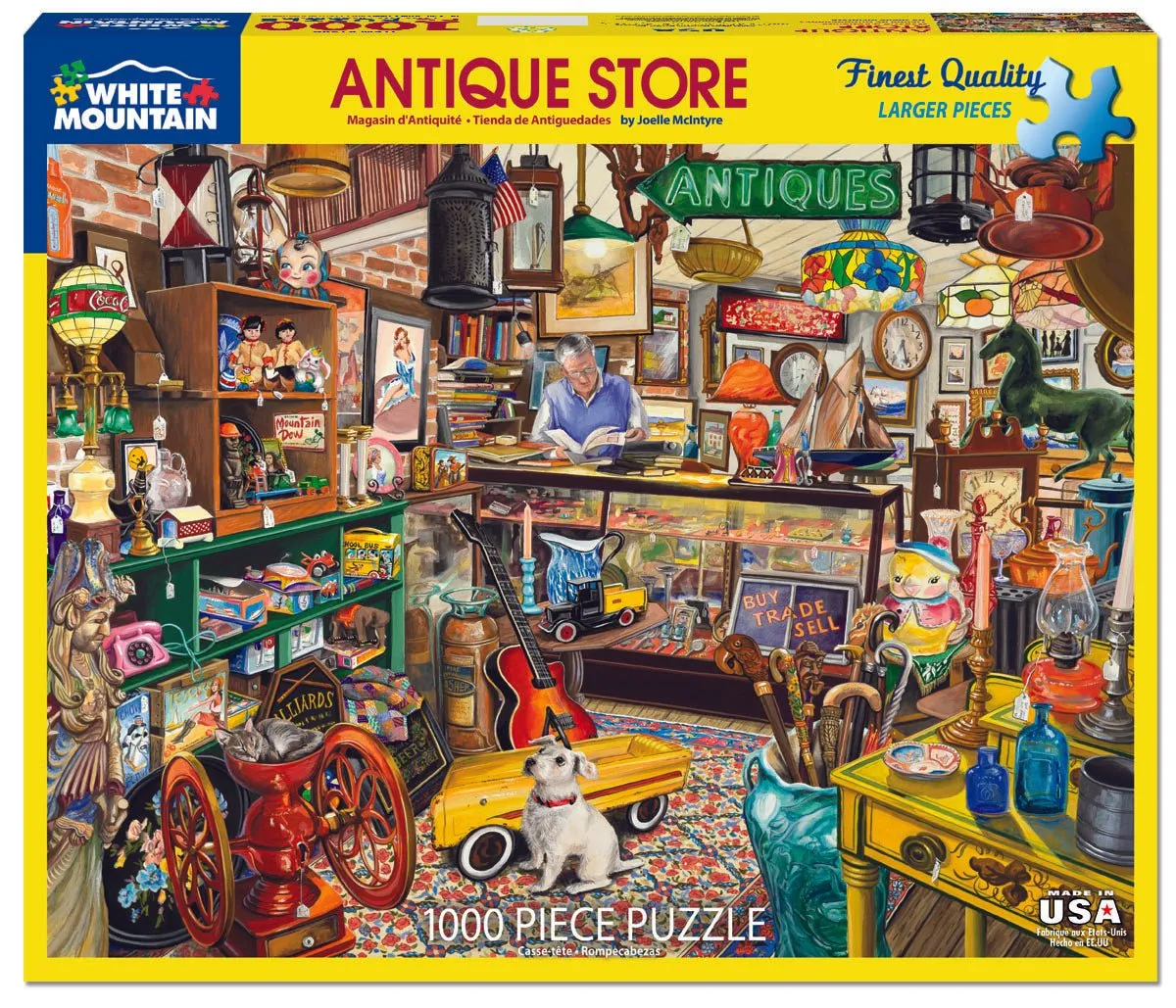 Antique Store (1546pz) - 1000 Piece Jigsaw Puzzle White Mountain