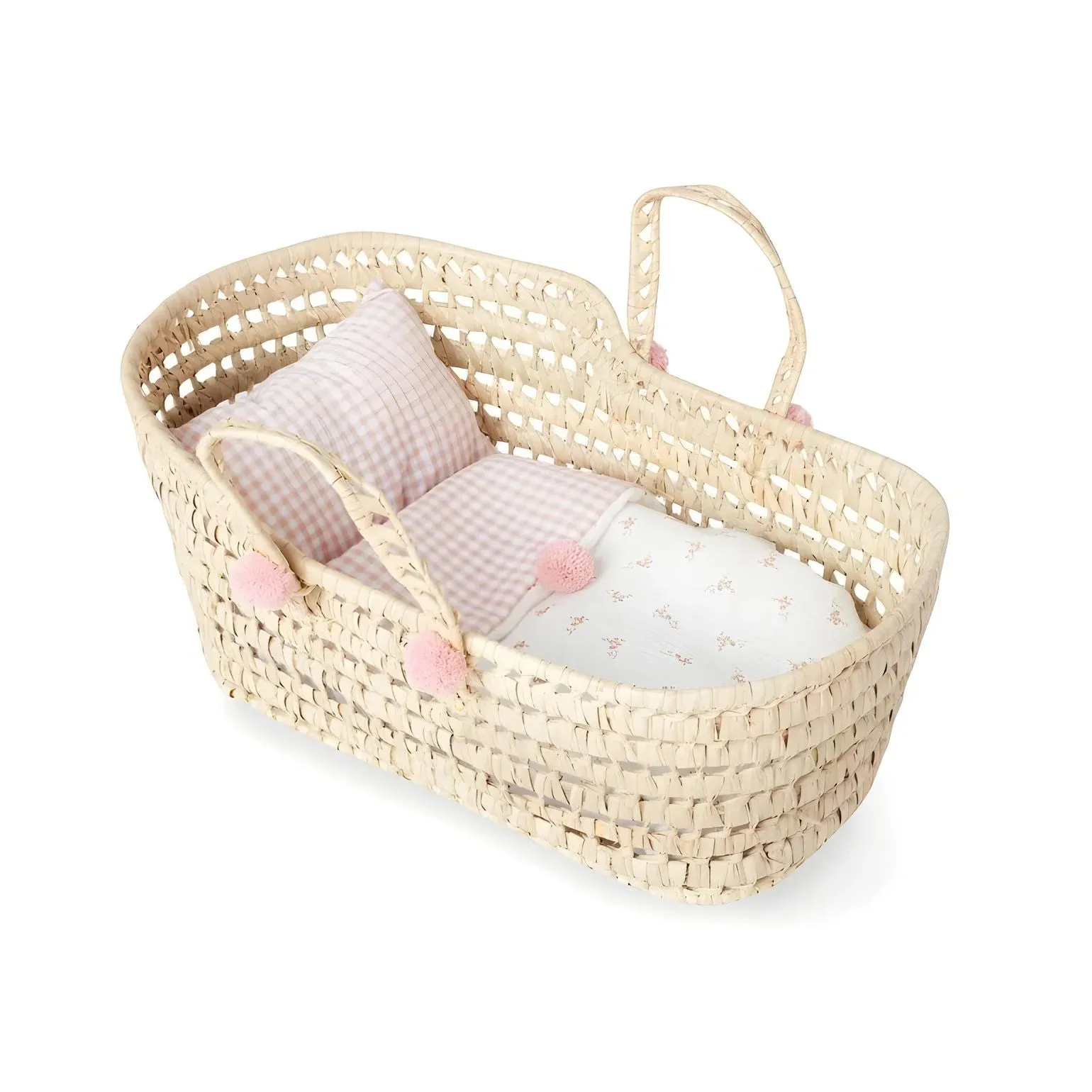 Antonio Juan Flowers and Vichy Doll Basket