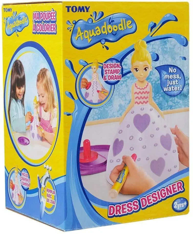 Aquadoodle Dress Designer - Mess-Free Water Drawing Toy for Ages 2 