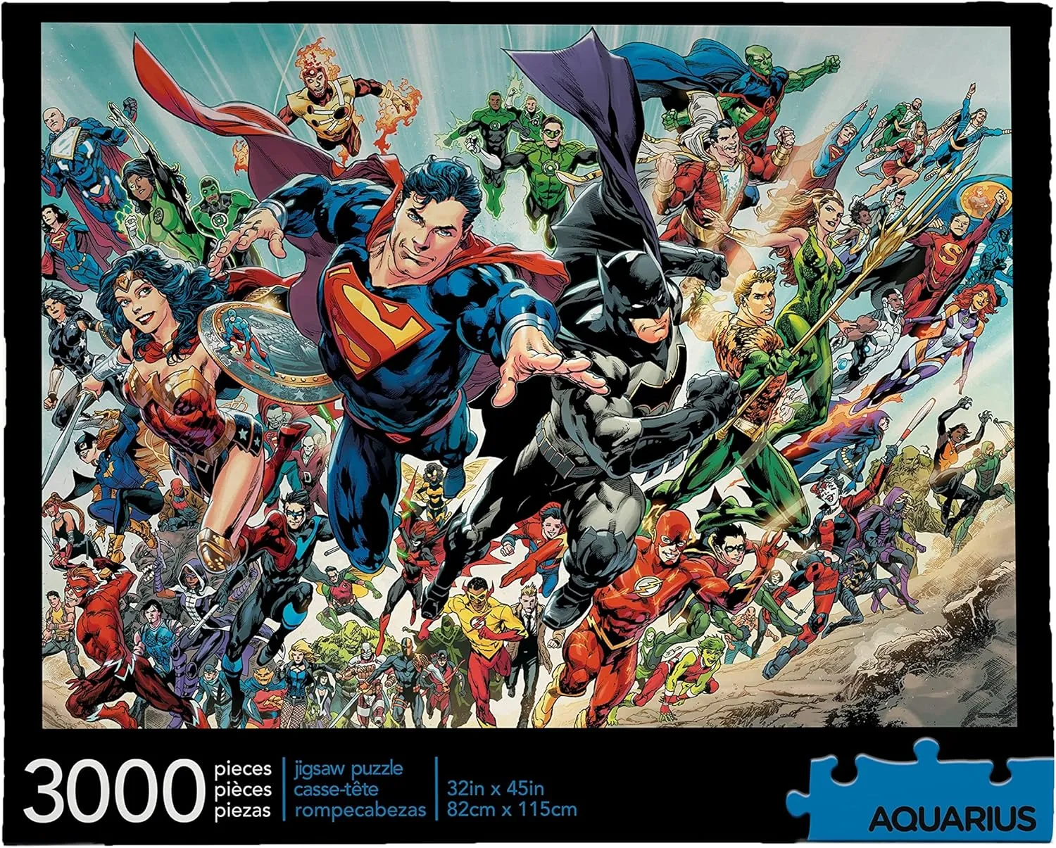 AQUARIUS DC Comics Cast - Justice League 3000-Piece Jigsaw Puzzle (68512)