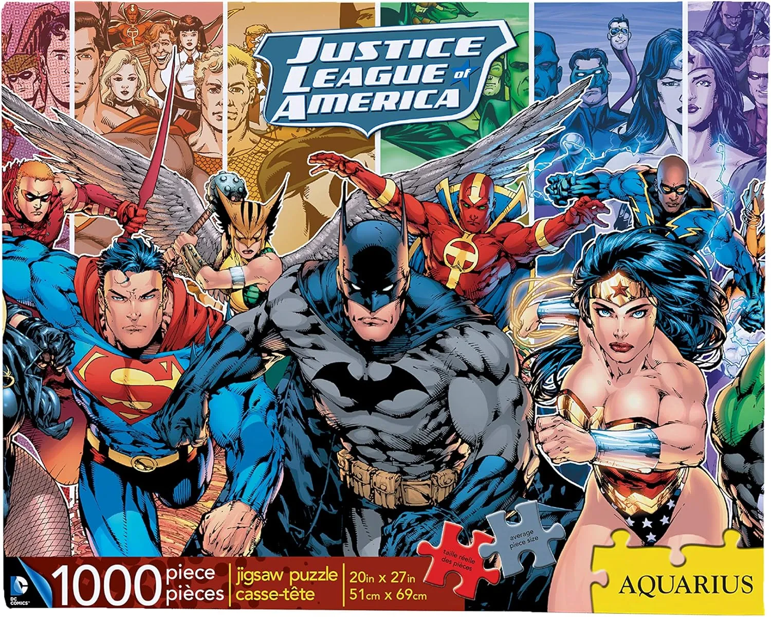 Aquarius DC Comics Justice League of America - Justice League 1000-Piece Jigsaw Puzzle (65231)