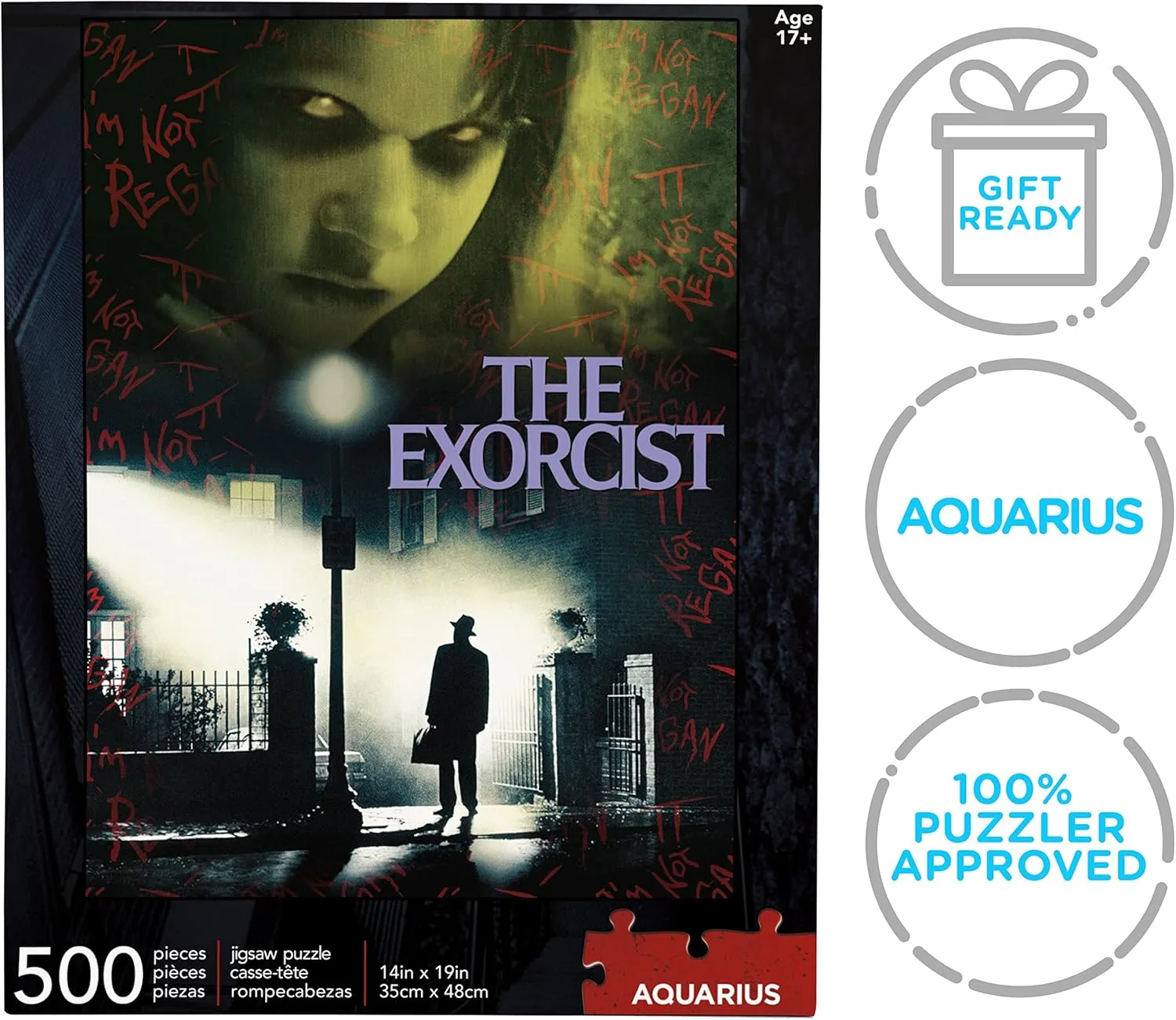 Aquarius The Exorcist Collectible Series - The Exorcist Collage 500-Piece Jigsaw Puzzle (62176)