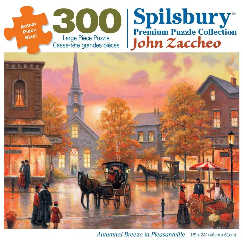 Autumnal Breeze In Pleasantville Jigsaw Puzzle Bits and Pieces