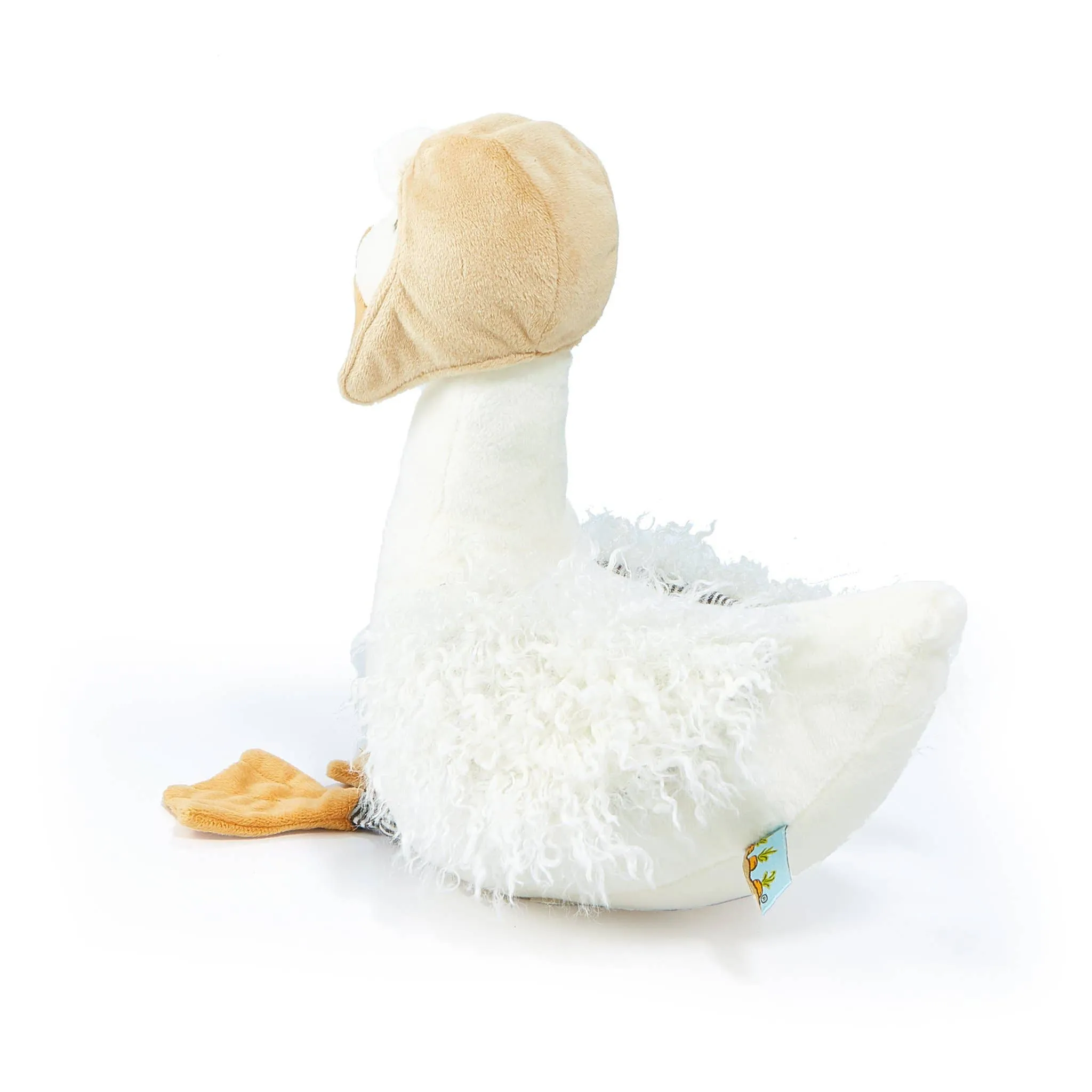 Avery the Aviator Snow Goose Stuffed Animal Odin Parker