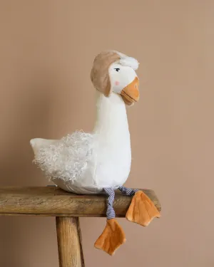 Avery the Aviator Snow Goose Stuffed Animal Odin Parker