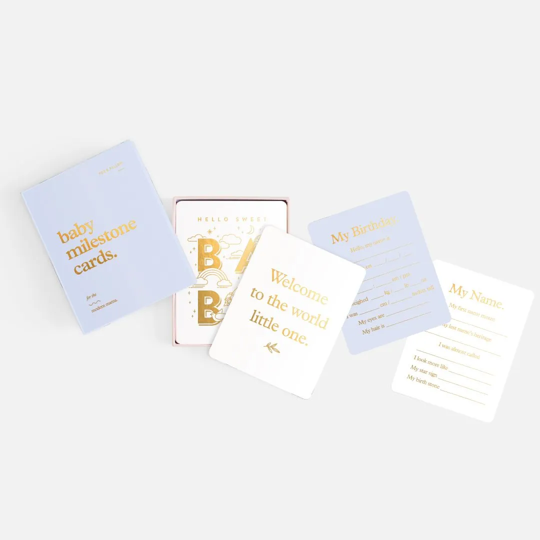Baby Milestone Cards - assorted