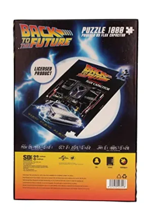 Back to the Future 1000-Piece Jigsaw Puzzle - Powered by Flux Capacitor, Ages 14 