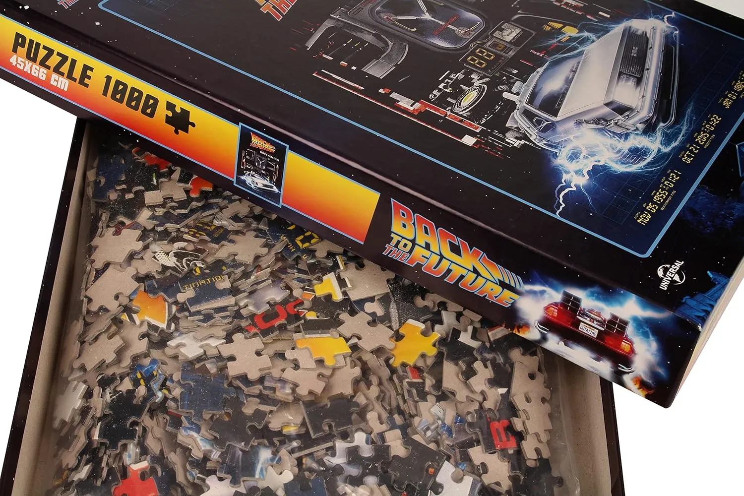 Back to the Future 1000-Piece Jigsaw Puzzle - Powered by Flux Capacitor, Ages 14 