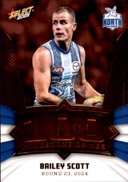 Bailey Scott, MG72, Milestone, 2025 Select AFL Footy Stars
