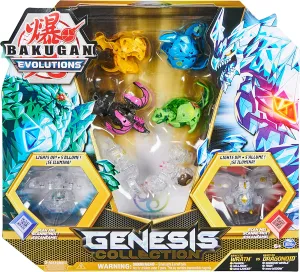 Bakugan Evolutions, Bakugan Genesis Collection Pack, 2 Light Up Bakugan Action F