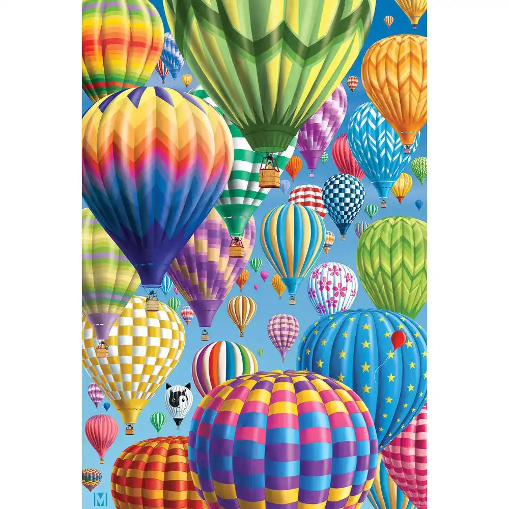 Balloon Festival Jigsaw Puzzle Bits and Pieces