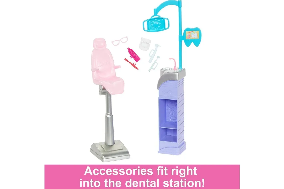 Barbie Career Doll & Playset - Blonde Dentist