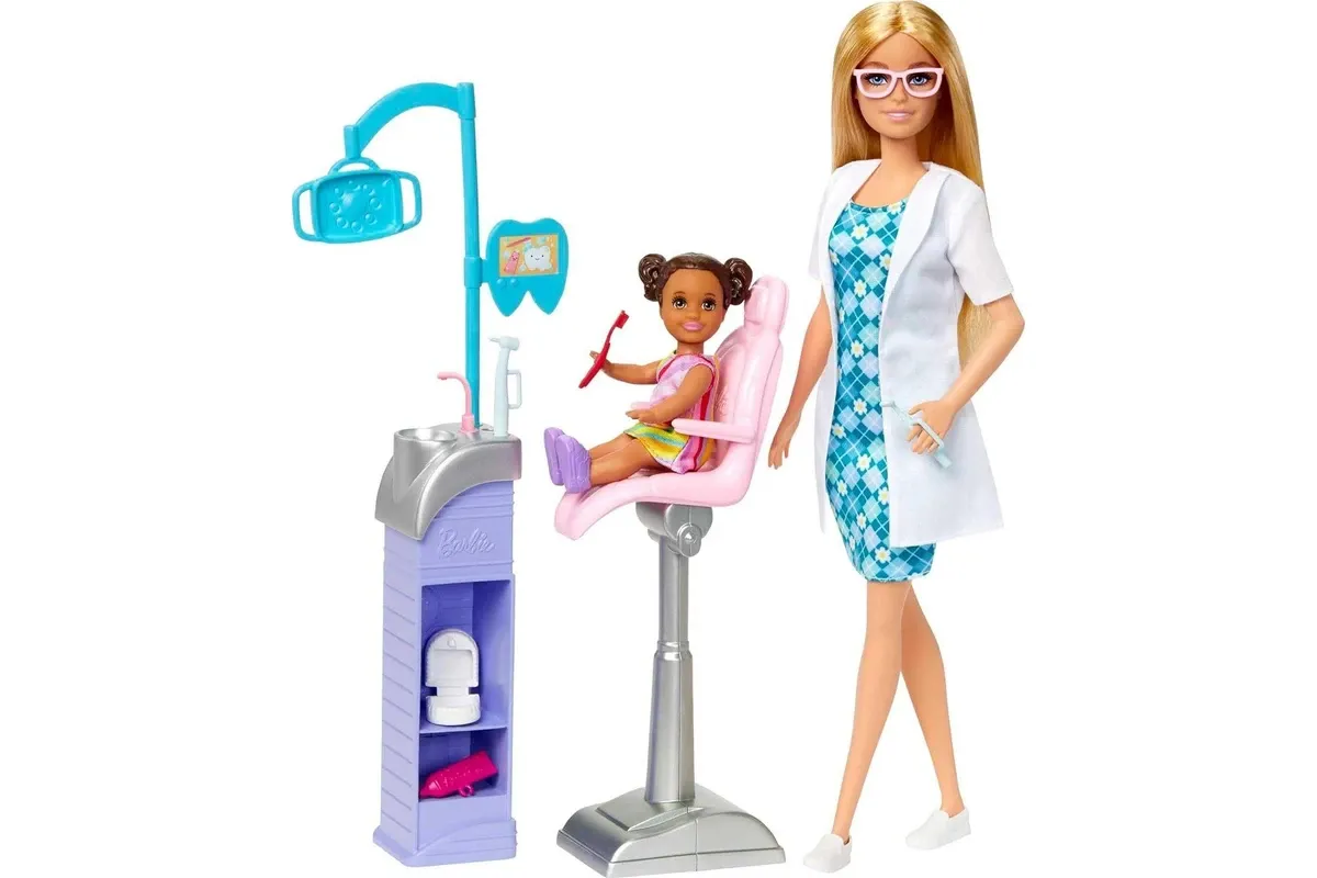 Barbie Career Doll & Playset - Blonde Dentist