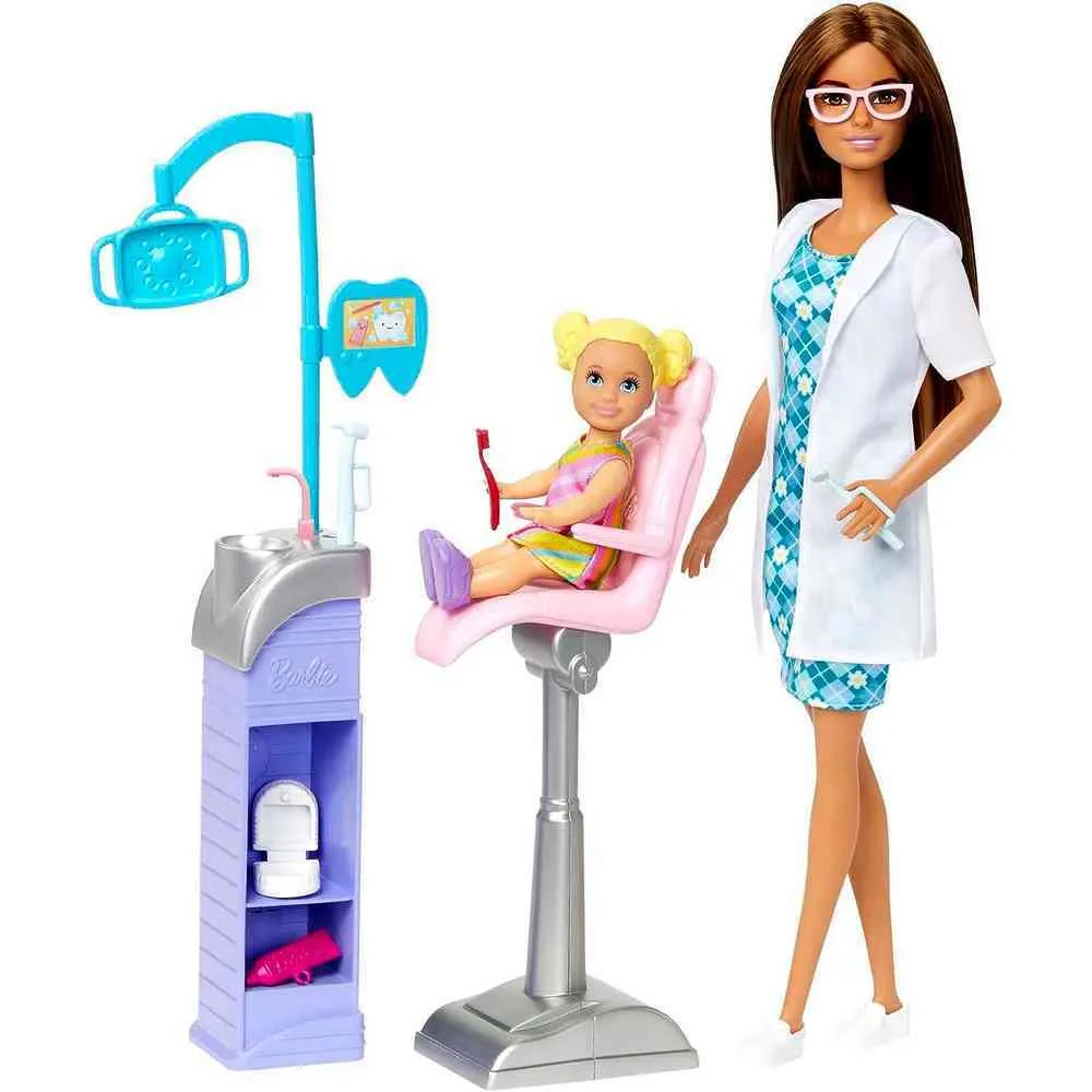 Barbie Career Doll & Playset - Brunette Dentist