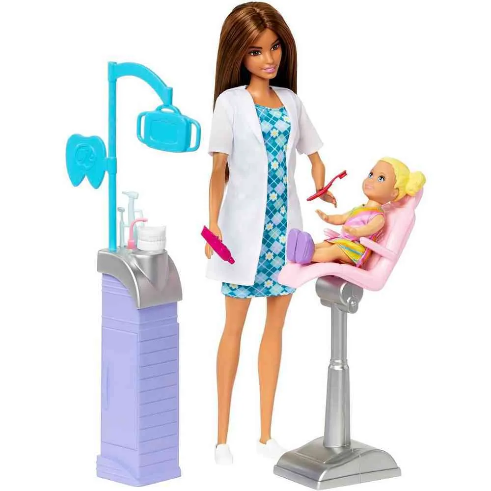 Barbie Career Doll & Playset - Brunette Dentist