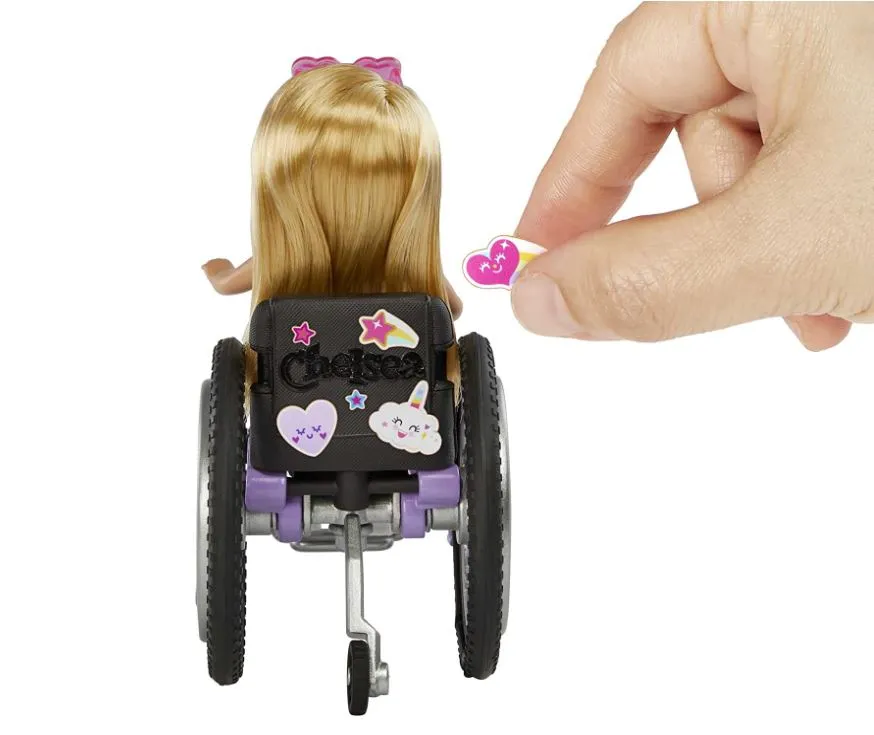 Barbie Chelsea Doll & Wheelchair Blonde Hair