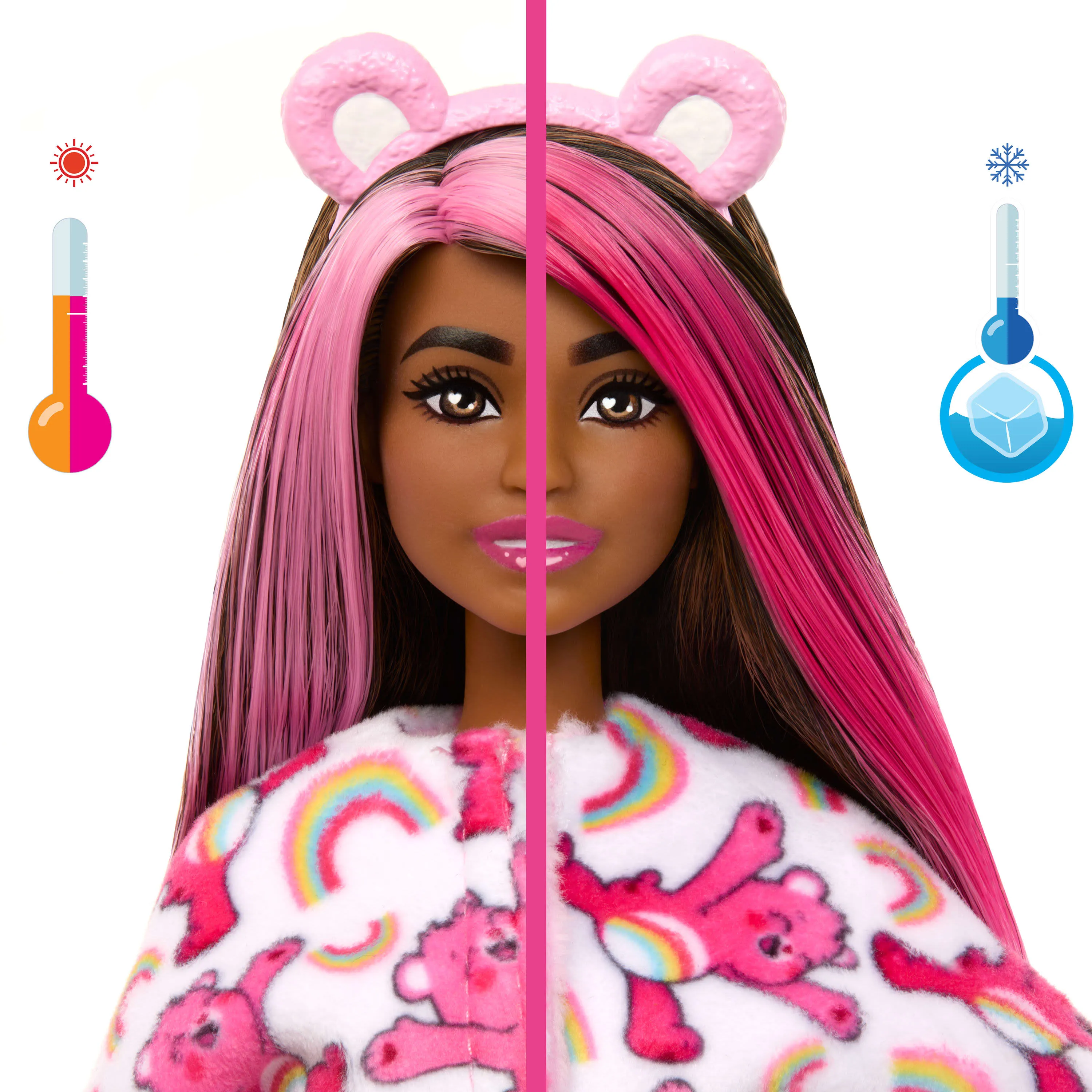 Barbie Cutie Reveal Care Bears Surprise Doll - Pink