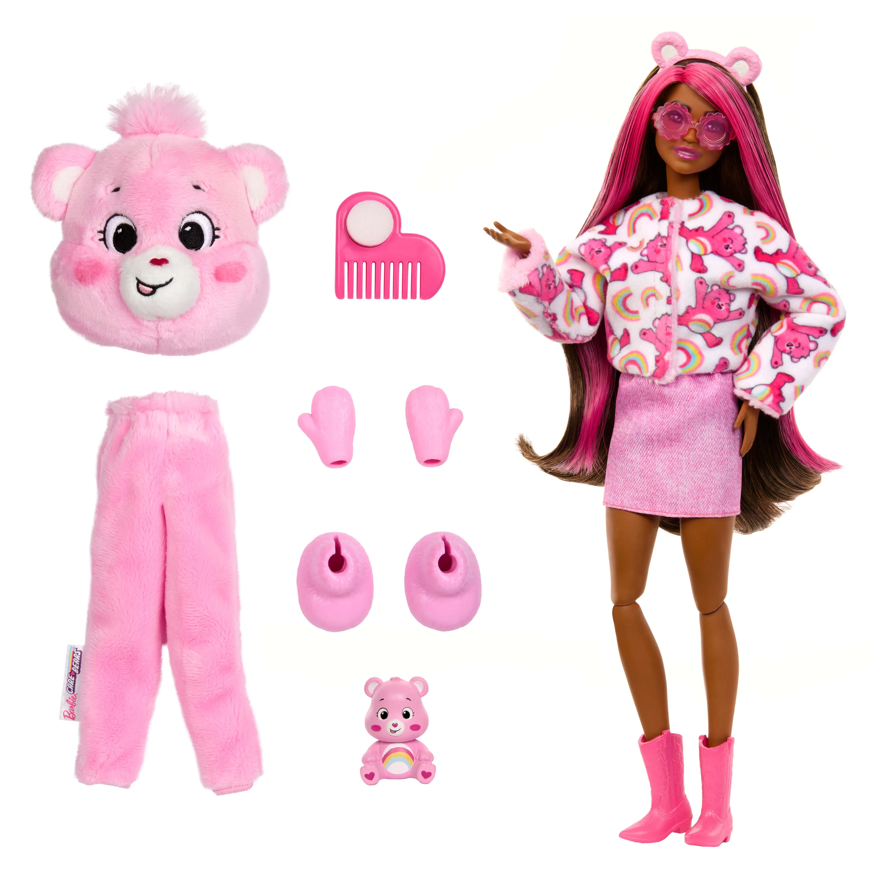 Barbie Cutie Reveal Care Bears Surprise Doll - Pink