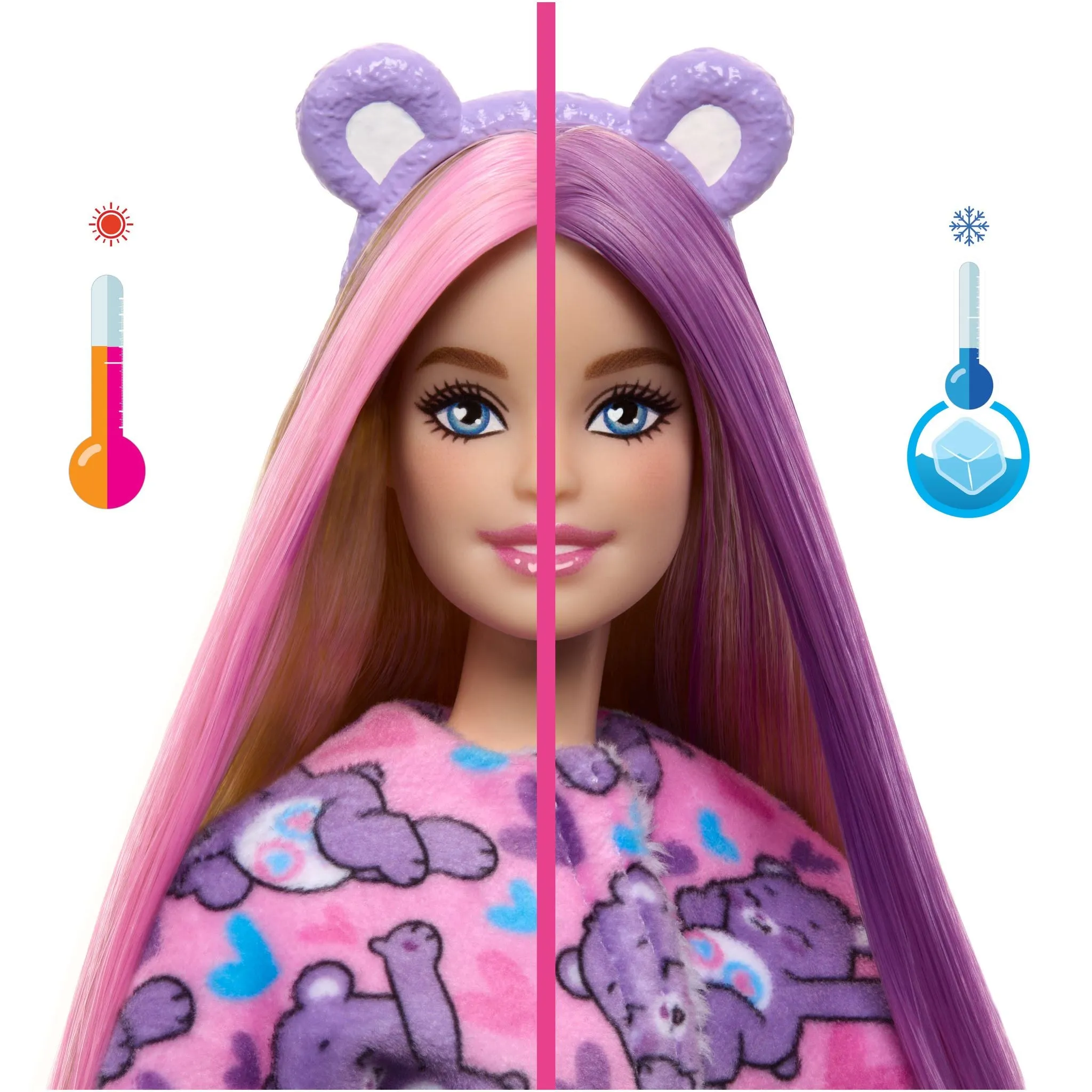 Barbie Cutie Reveal Care Bears Surprise Doll - Purple