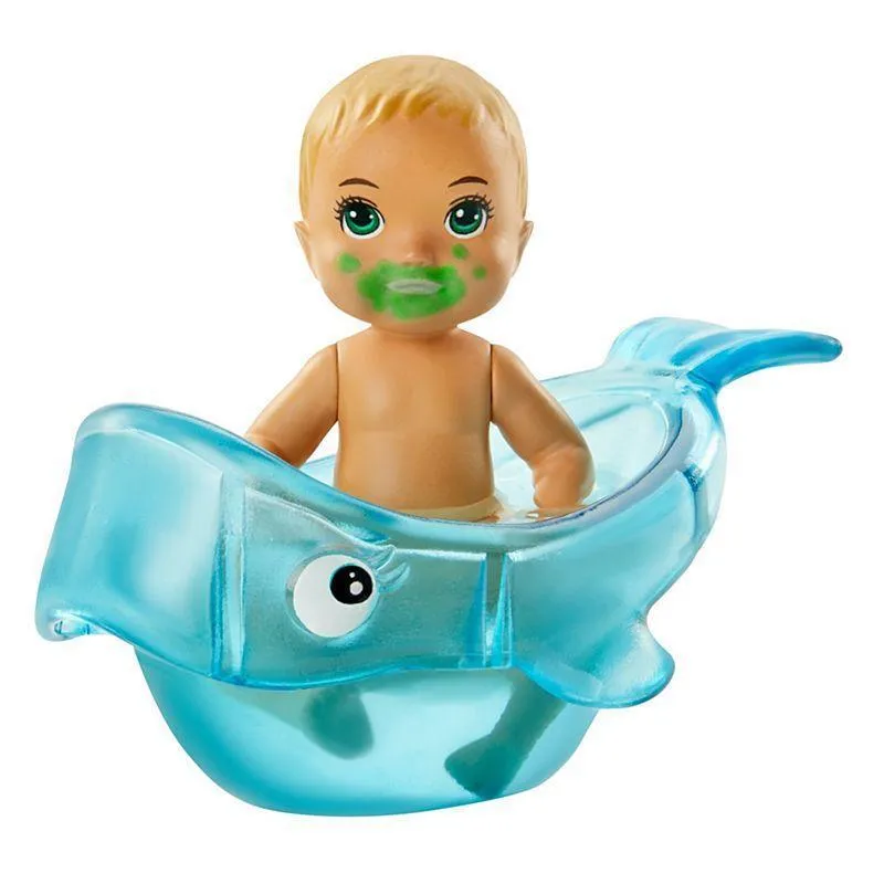 Barbie GHV84 Skipper Babysitters Feeding and Bath-Time Playset