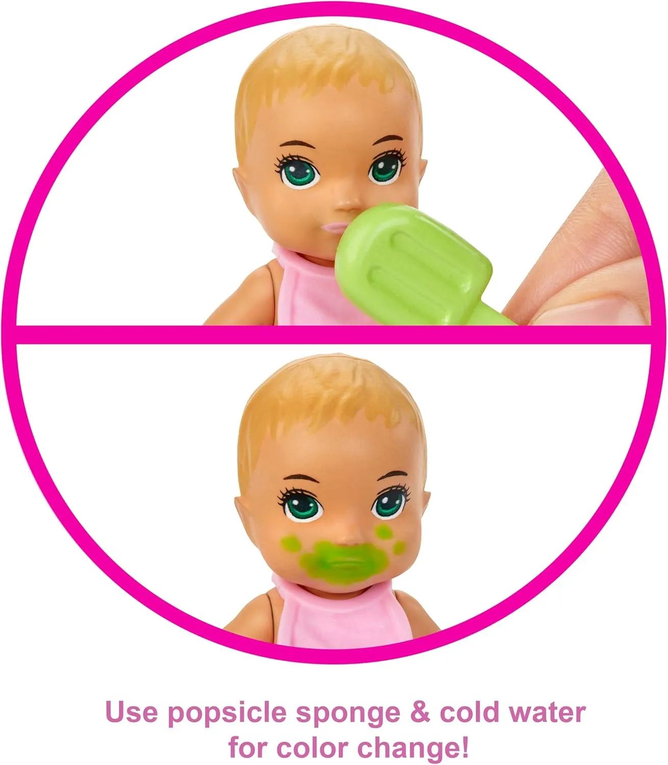 Barbie Skipper Babysitters Inc Doll and Accessories - Color-Change Baby Doll for Ages 3 