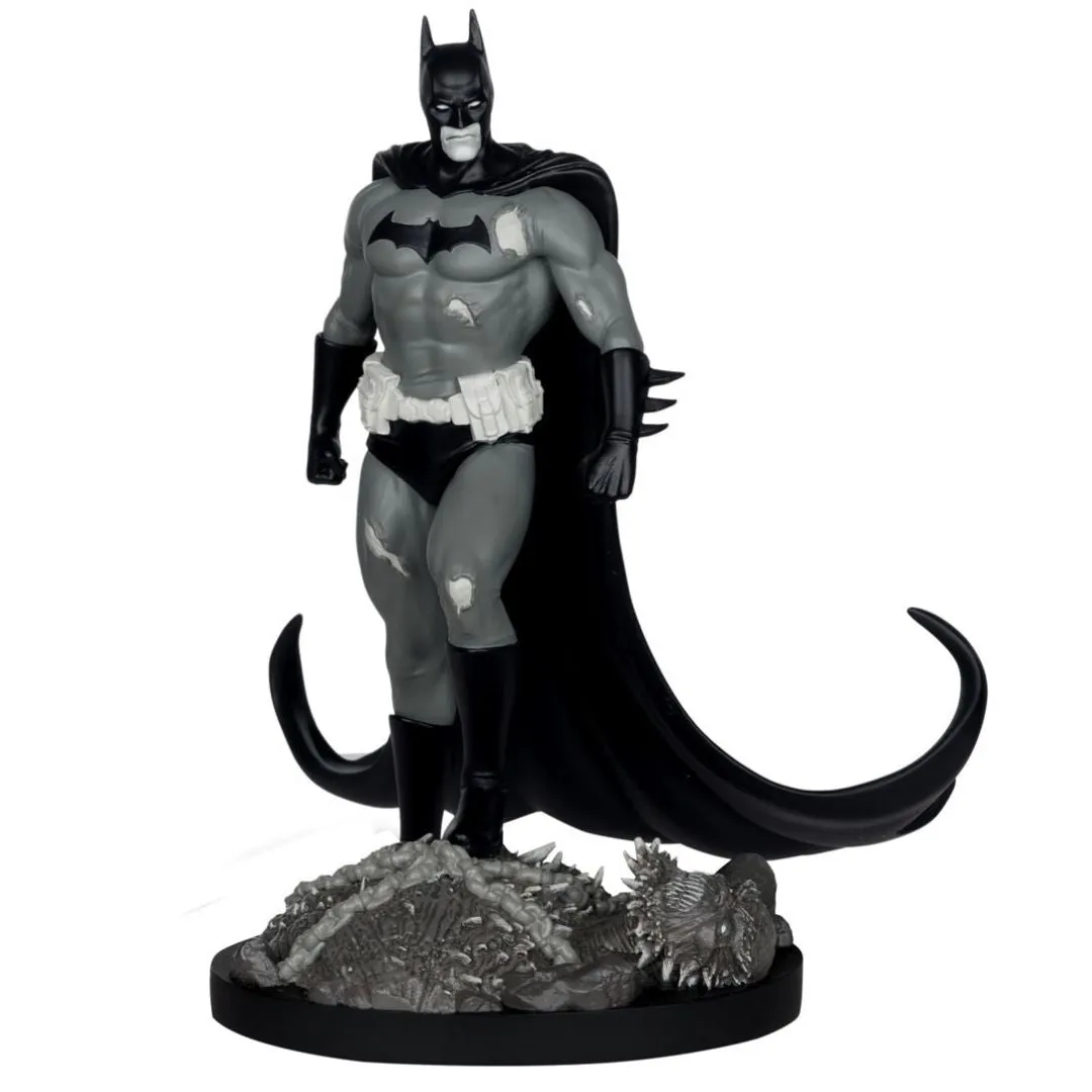 Batman By Bjorn Barends Batman Black And White Statue By Mcfarlane Toys