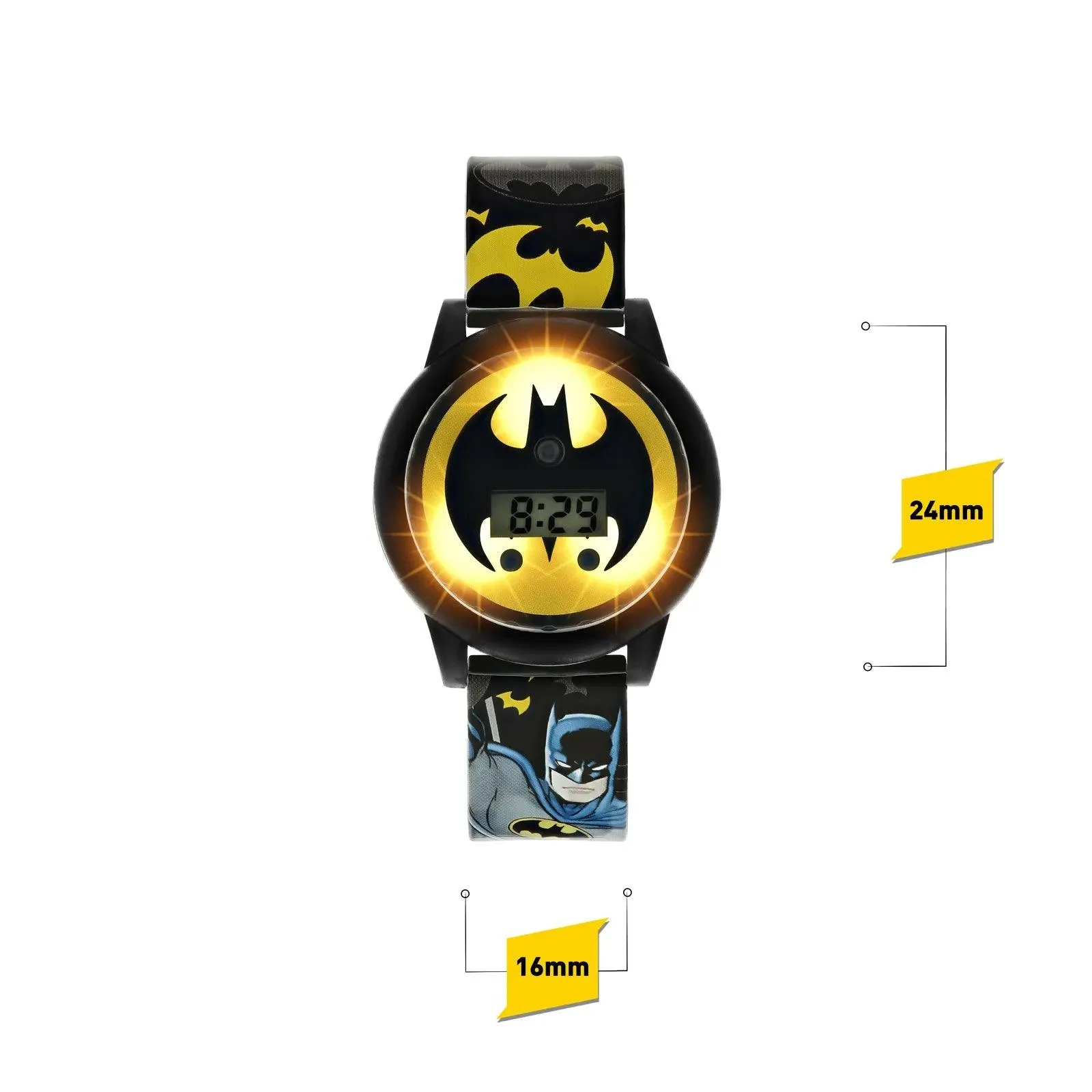Batman Light Spinning Case Interactive Kids' Watch
