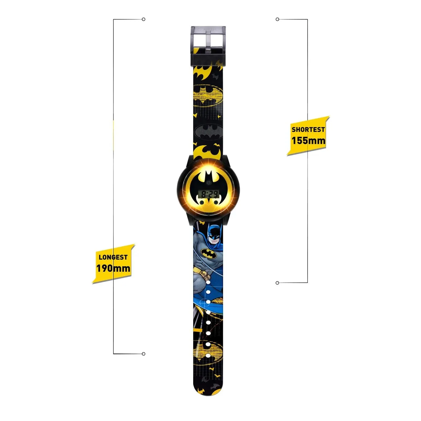 Batman Light Spinning Case Interactive Kids' Watch