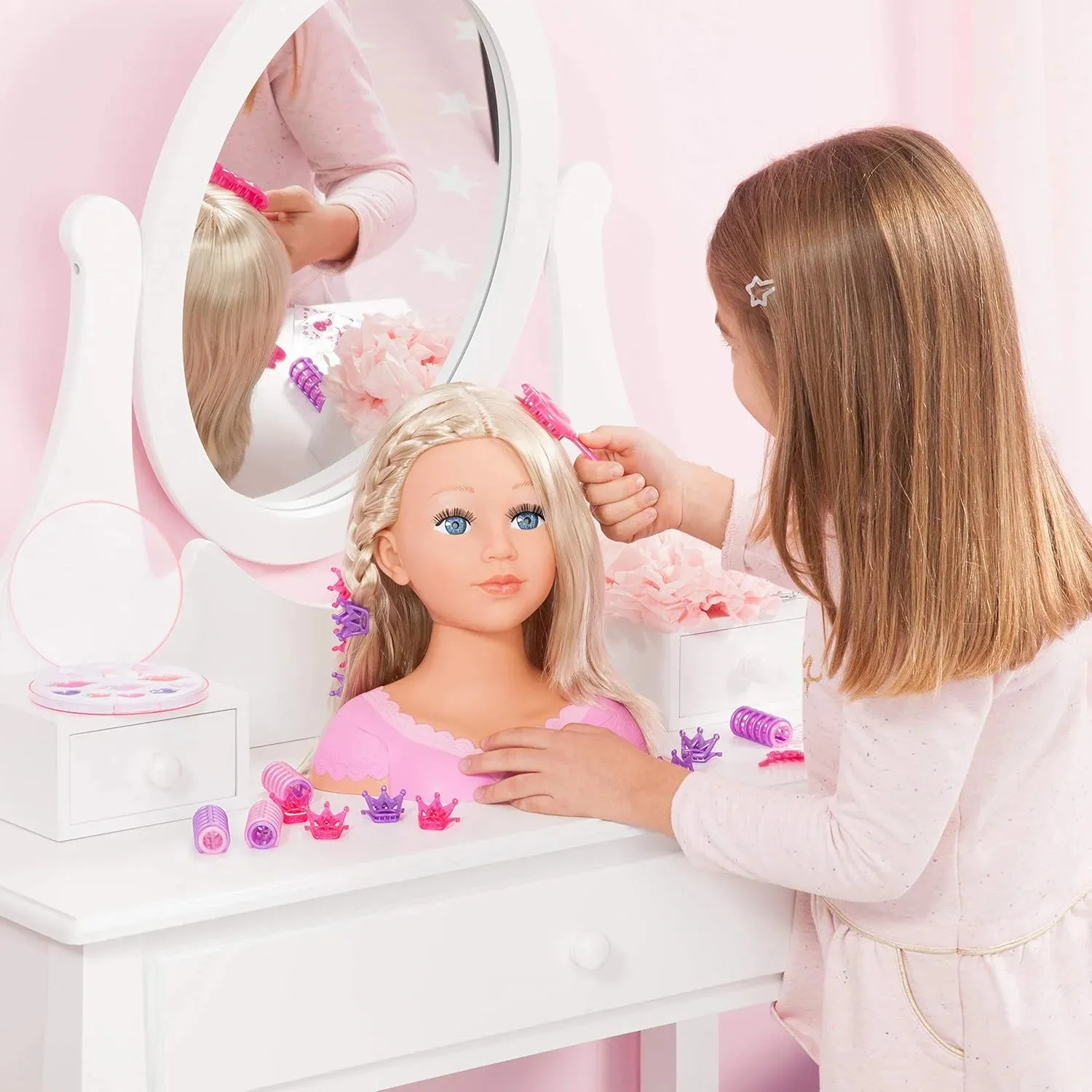 Bayer Design Hairdressing Head Charlene Super Model