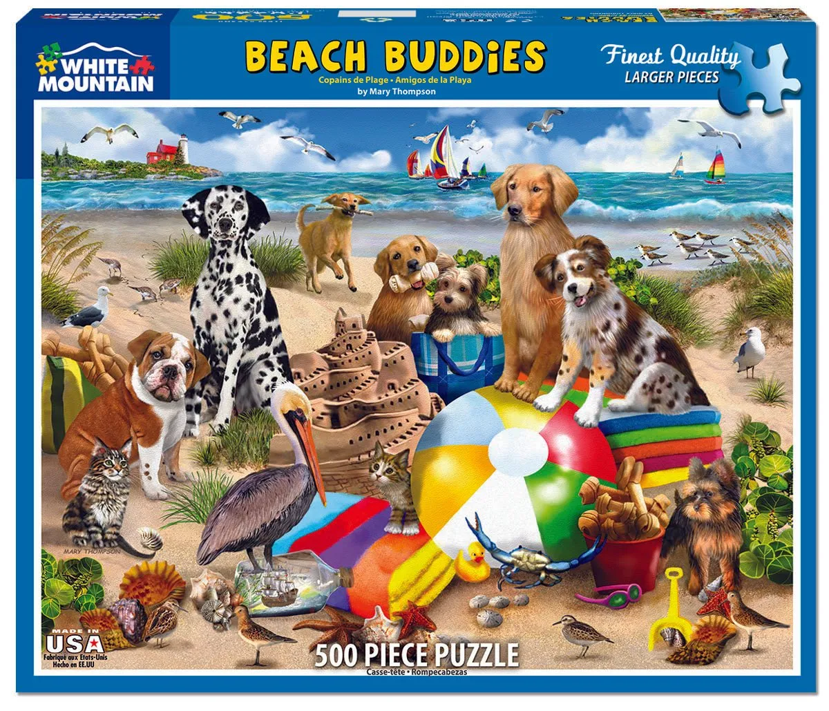 Beach Buddies (1539pz) - 500 Pieces White Mountain