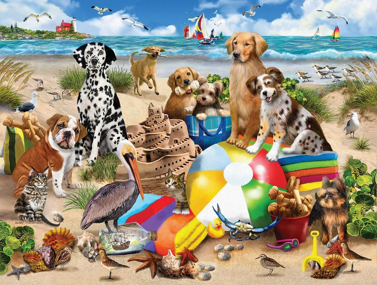 Beach Buddies (1539pz) - 500 Pieces White Mountain