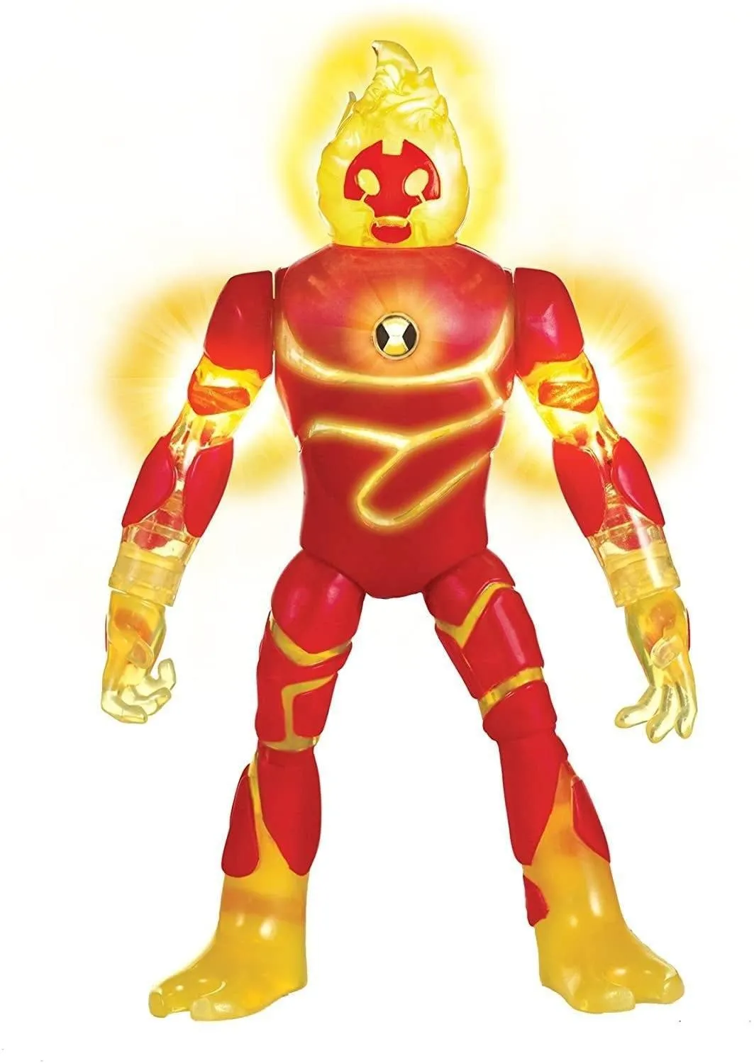 Ben 10 BEN01000 Power Up Heatblast Deluxe Action Figure