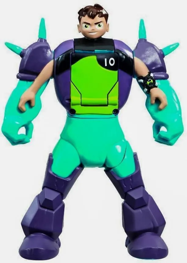 Ben 10 BEN29200 Ben-To-Shockrock Transforming Action Figure