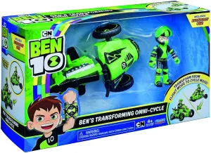 Ben 10 BEN48000 Flair Ben's Transforming Omi-Cycle Multicolour
