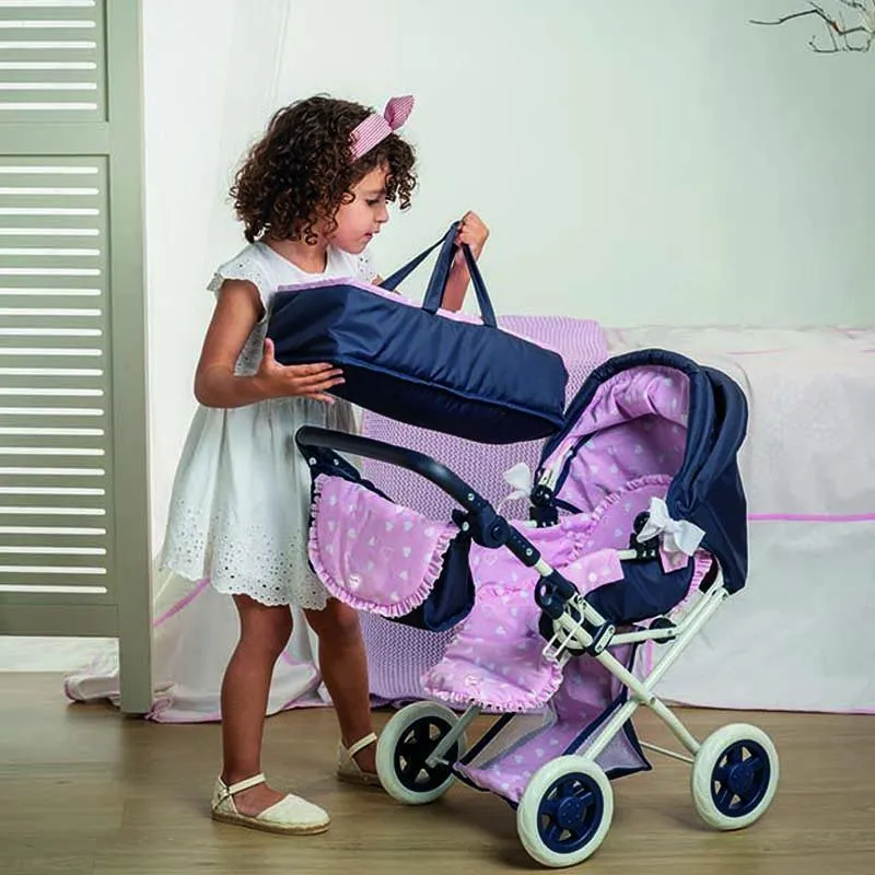 Berjuan 90002 3-in-1 Doll Pram 65cm