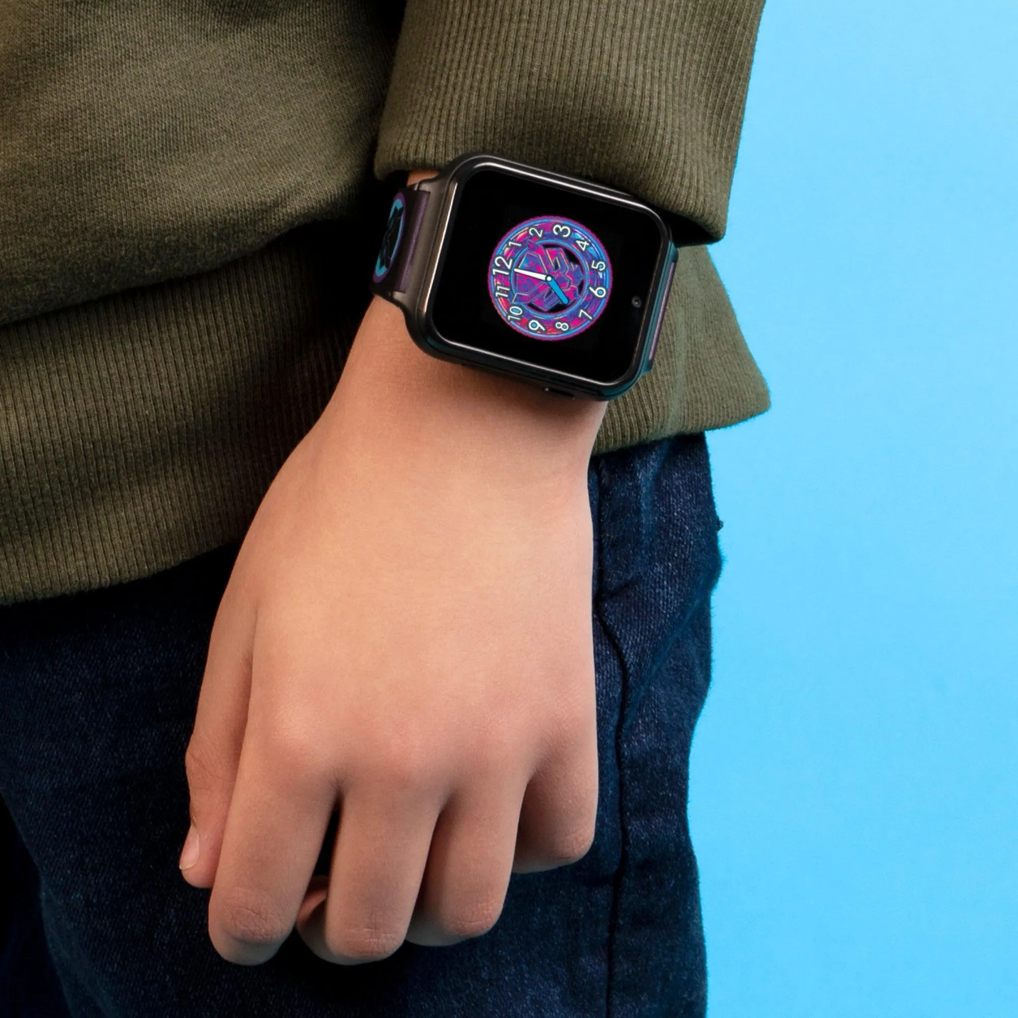 Black Panther Interactive Silicon Strap Kids' Watch