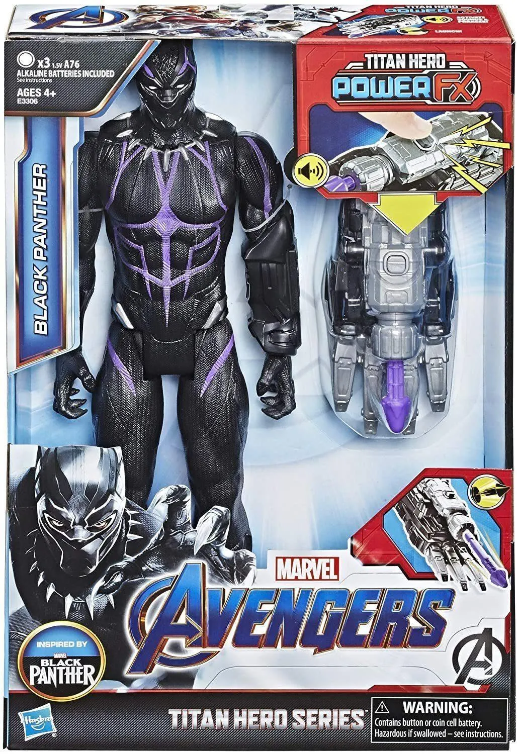 Black Panther Marvel Avengers: Titan Hero Series 30cm Action Figure Inspired by Marvel