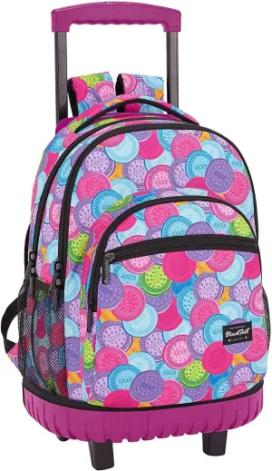 Blackfit8 "Cookies" Official Large School Backpack With Wheels, 46cm