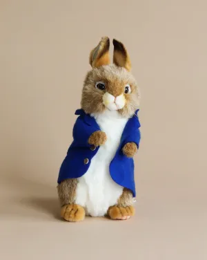 Blue Jacket Bunny Stuffed Animal Odin Parker