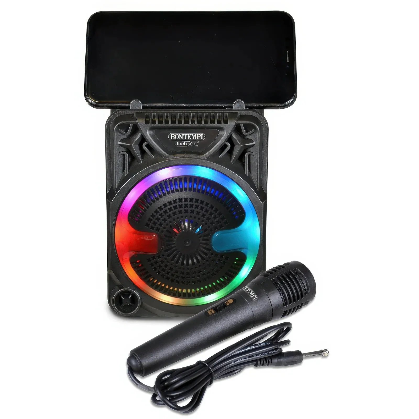 BONTEMPI Wireless Speaker with Microphone & RGB Lights