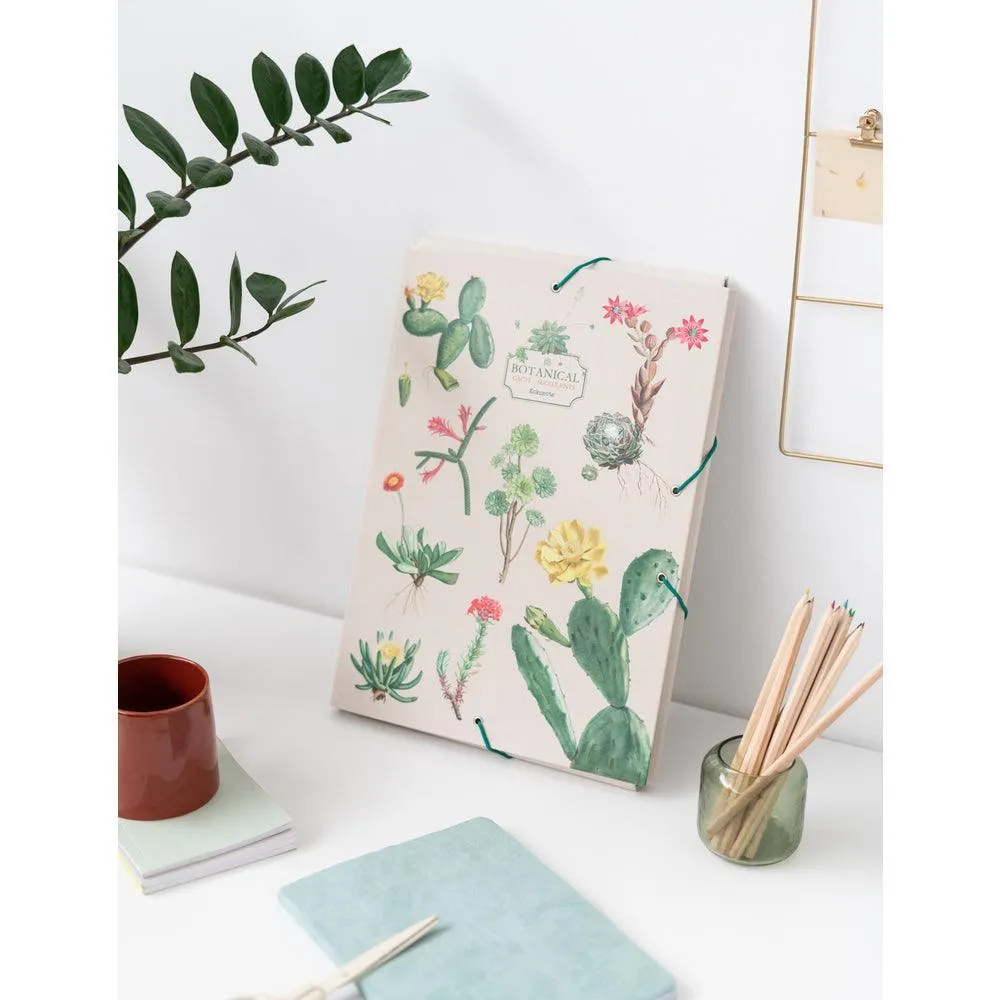 Botanical Flap Folder