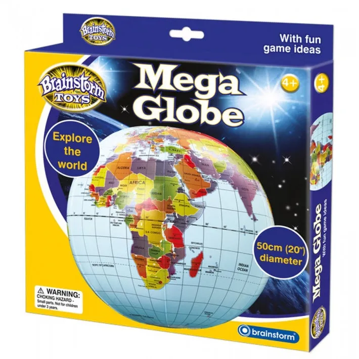 Brainstorm Toys Inflatable MEGA Globe 50cm