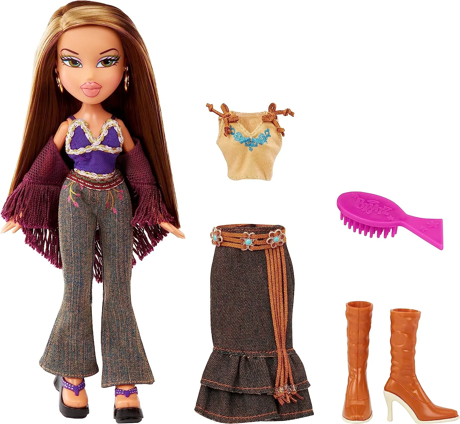 Bratz Original Fashion Doll - FIANNA - Series 3 - Doll, 2 Outfits and Poster - For Collectors and Kids Ages 6 